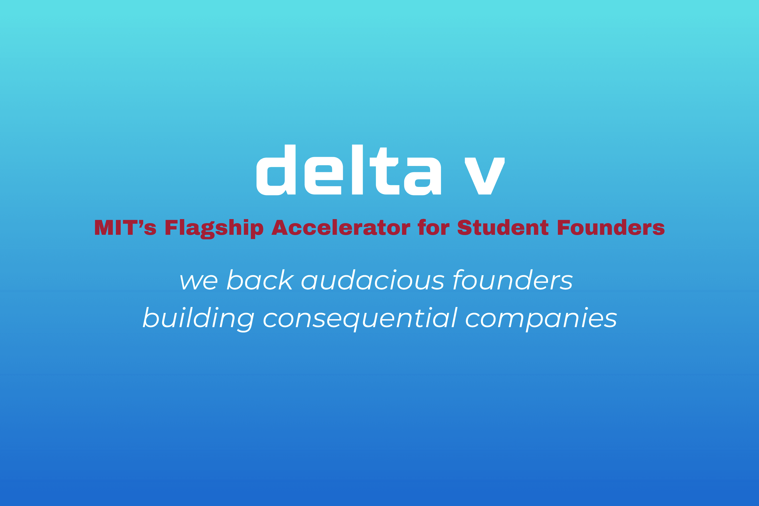 MIT delta v Educational Accelerator