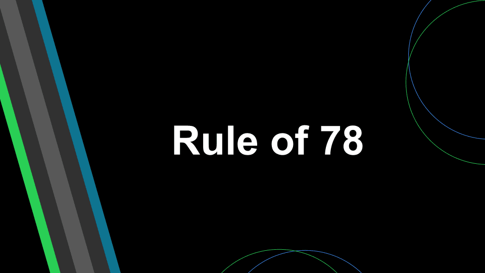 Rule of 78