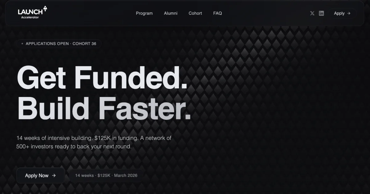 LAUNCH Accelerator Cohort 35